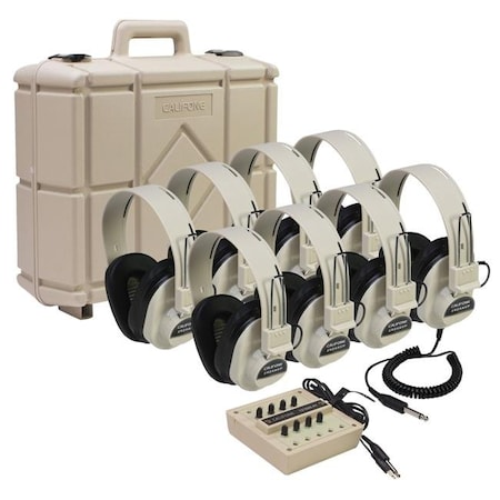 Califone Califone 1544108 8 Position Listening Center with Polyethylene Carrying Case 1544108